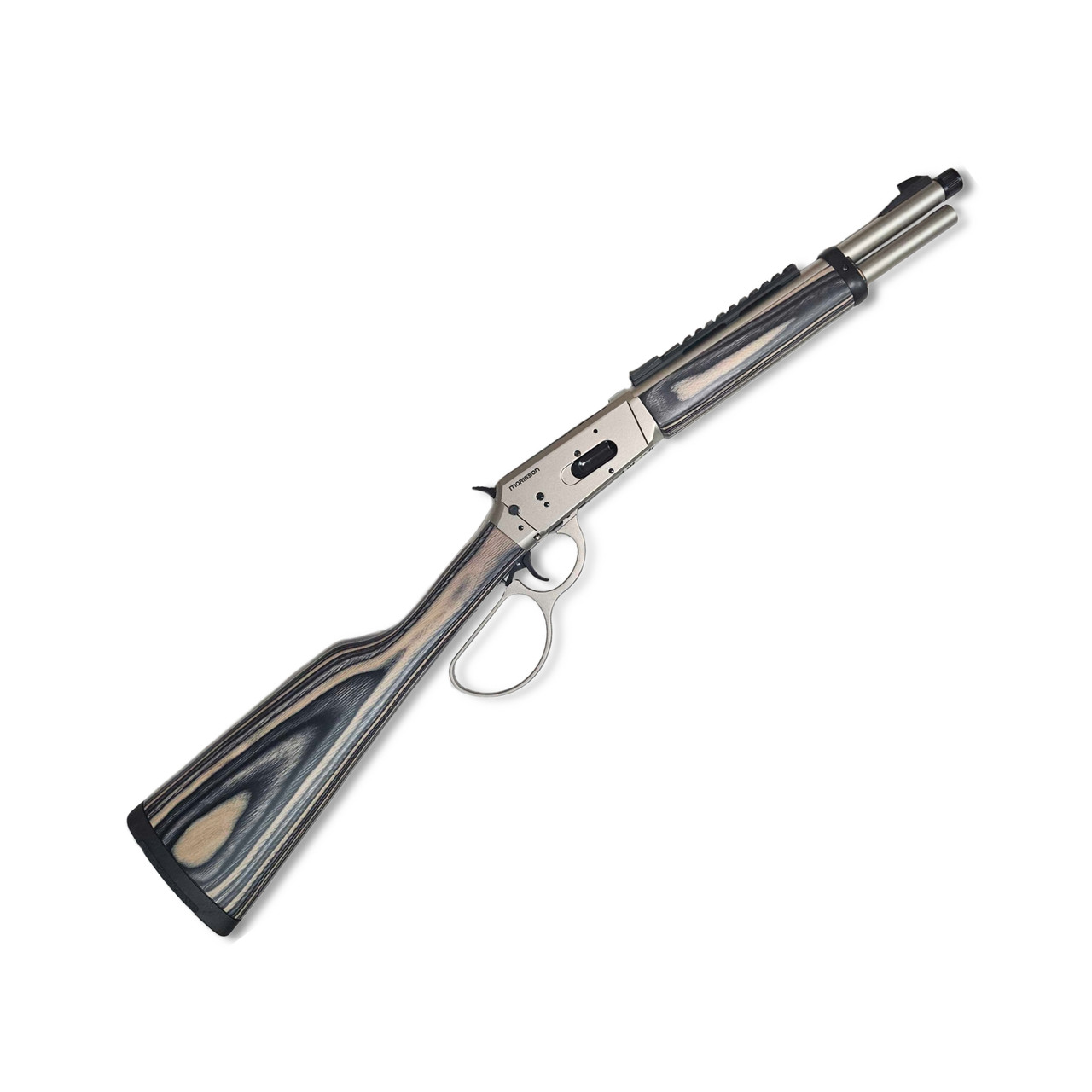 Morisson Lever-Action 357 Mag 18″ Timberwolf Laminate Nickel Finish Morisson Lever-Action 357 Mag 18″ Timberwolf Laminate Nickel Finish