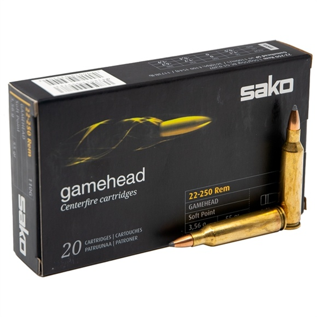 Sako Gamehead 22-250 Rem 50 gr SP Sako Gamehead 22-250 Rem 50 gr SP
